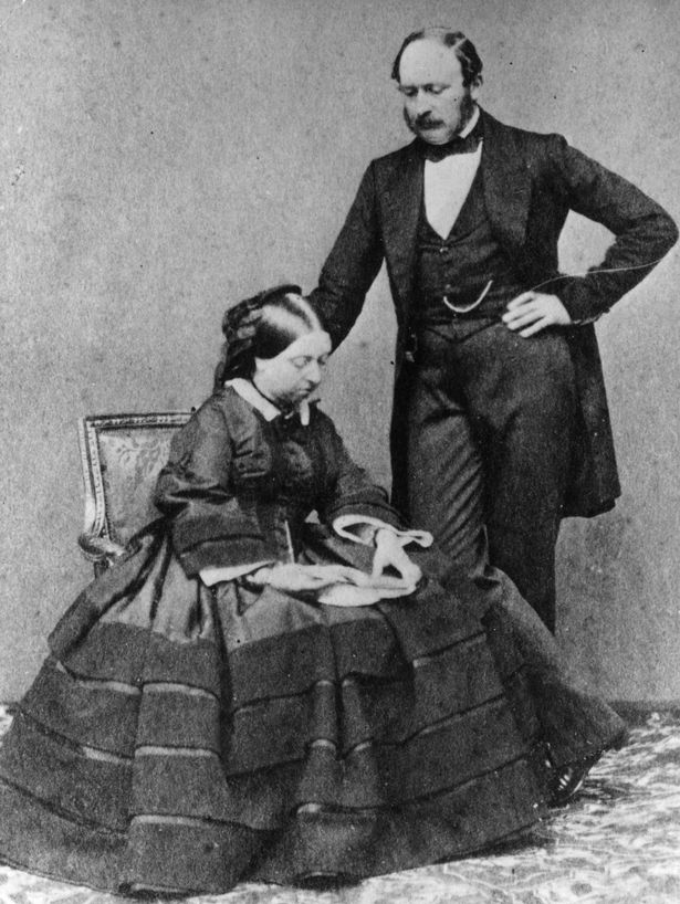 Queen Victoria (1819 - 1901) and her consort Prince Albert (1819 - 1861) just nine months before his early death. 