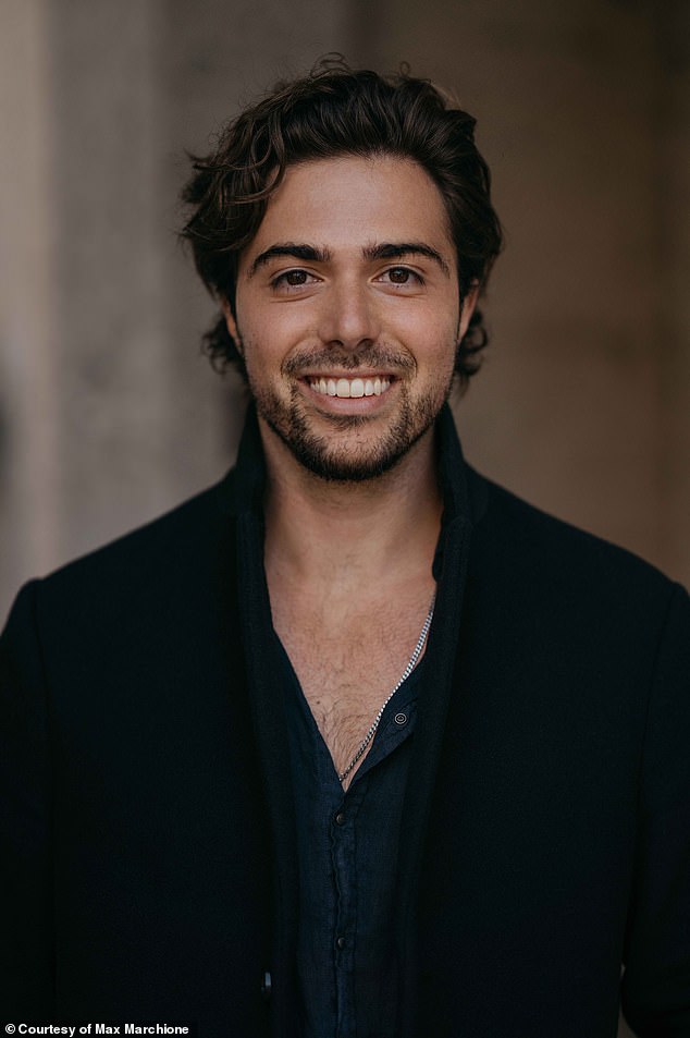 Max Marchione (pictured here), 25, spent a decade searching for answers behind his insomnia and migraines. He told Daily Mail it took a year to reverse all of his conditions