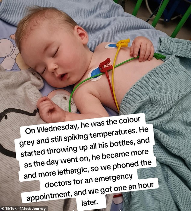 Amanda shared a timeline of how her only child was diagnosed with herpes simplex virus