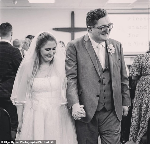 Primary school teacher Edward Burr, 32, and Laura Burr, 31, were looking forward to a Disney honeymoon when disaster struck
