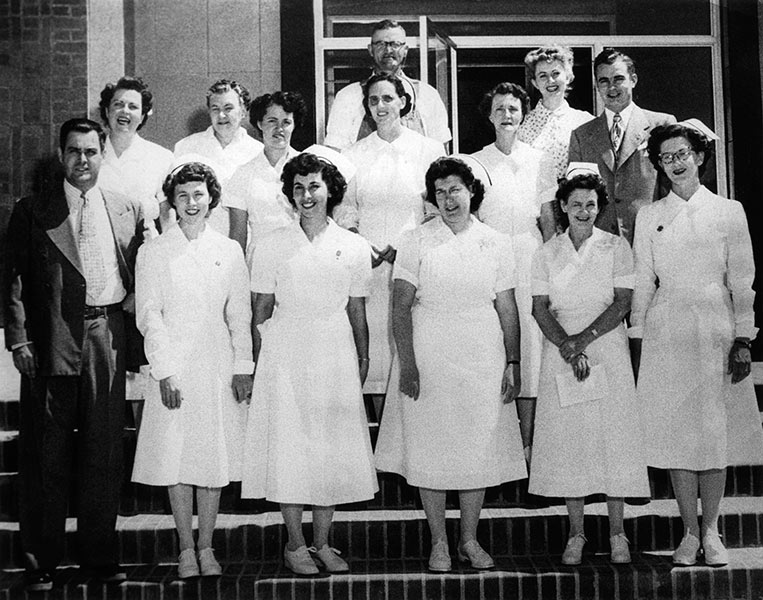 The original nursing staff at Bingham Healthcare during the 1950s. | Courtesy Bingham Healthcare